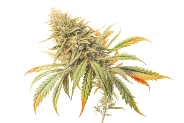 Eine Pflanze, die Cannabis genannt wird, zeigt ihre Blüte und Blätter, die eine besondere Wirkung haben. Eine bunte Blume gehört zu einer Pflanze, die unter dem Namen Cannabis bekannt ist und viele Eigenschaften hat.